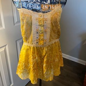 Free People spaghetti tank flowy adjustable strap size 8